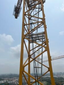 Chinese Tower Crane Construction Tower Crane with Jib Length of 75 Meters 16 Tons - Photo4